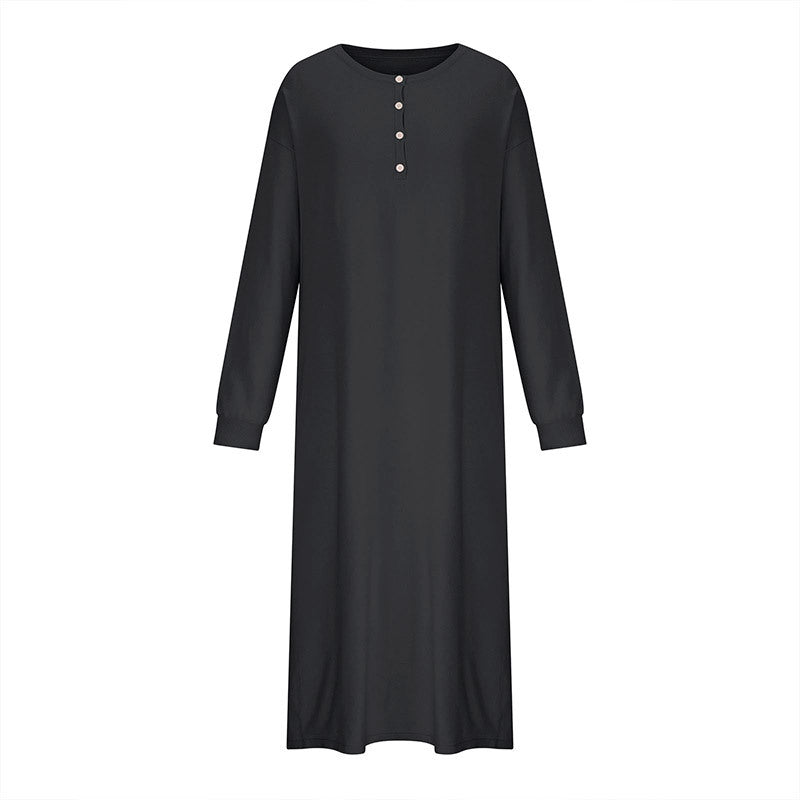 Overknee Long Slimming Versatile Woolen High Waist Skirts