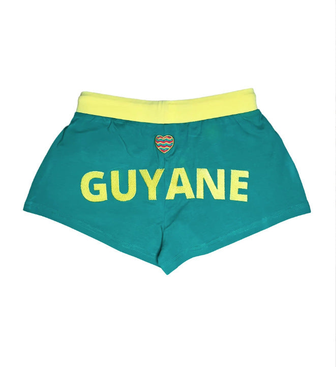 Women's Summer Fashion Letters Printed Sports Hot Shorts