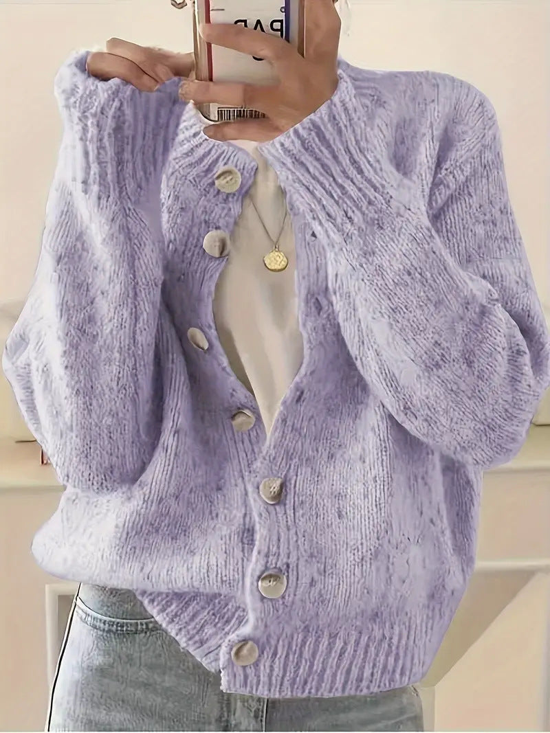 Women's Atmosphere Mixed Color Dots Gentle Simple Sweater