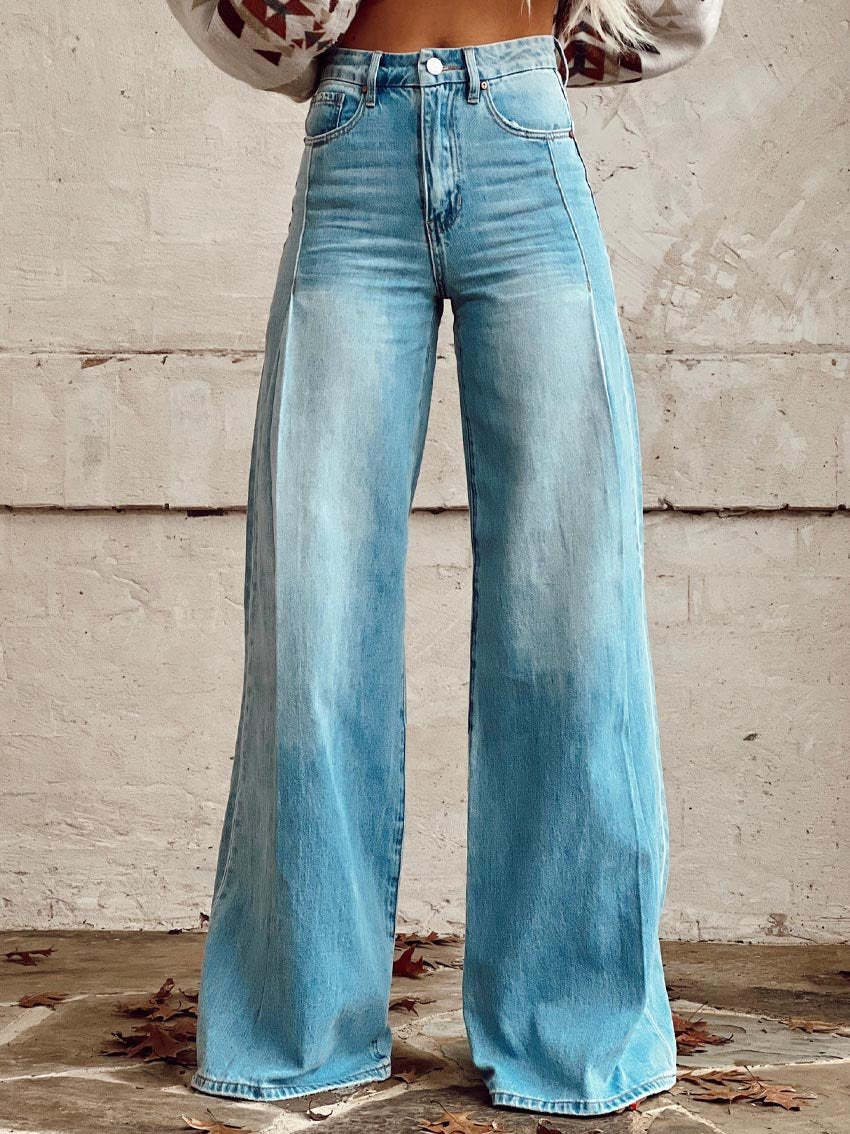 Women's Slouchy Classic Casual Thin Trousers Jeans