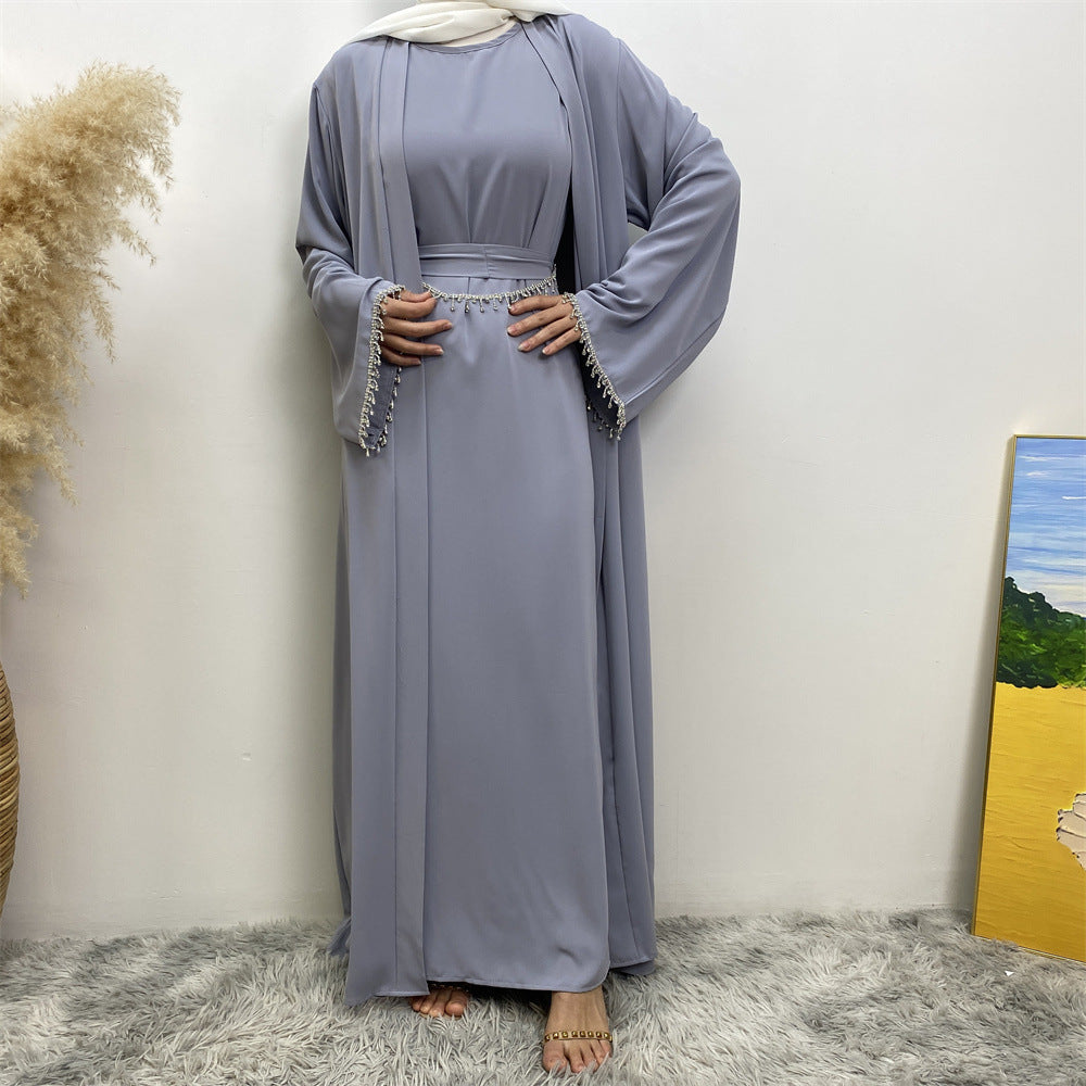 Fashion Versatile Creative Sleeveless Dress Muslim Suits