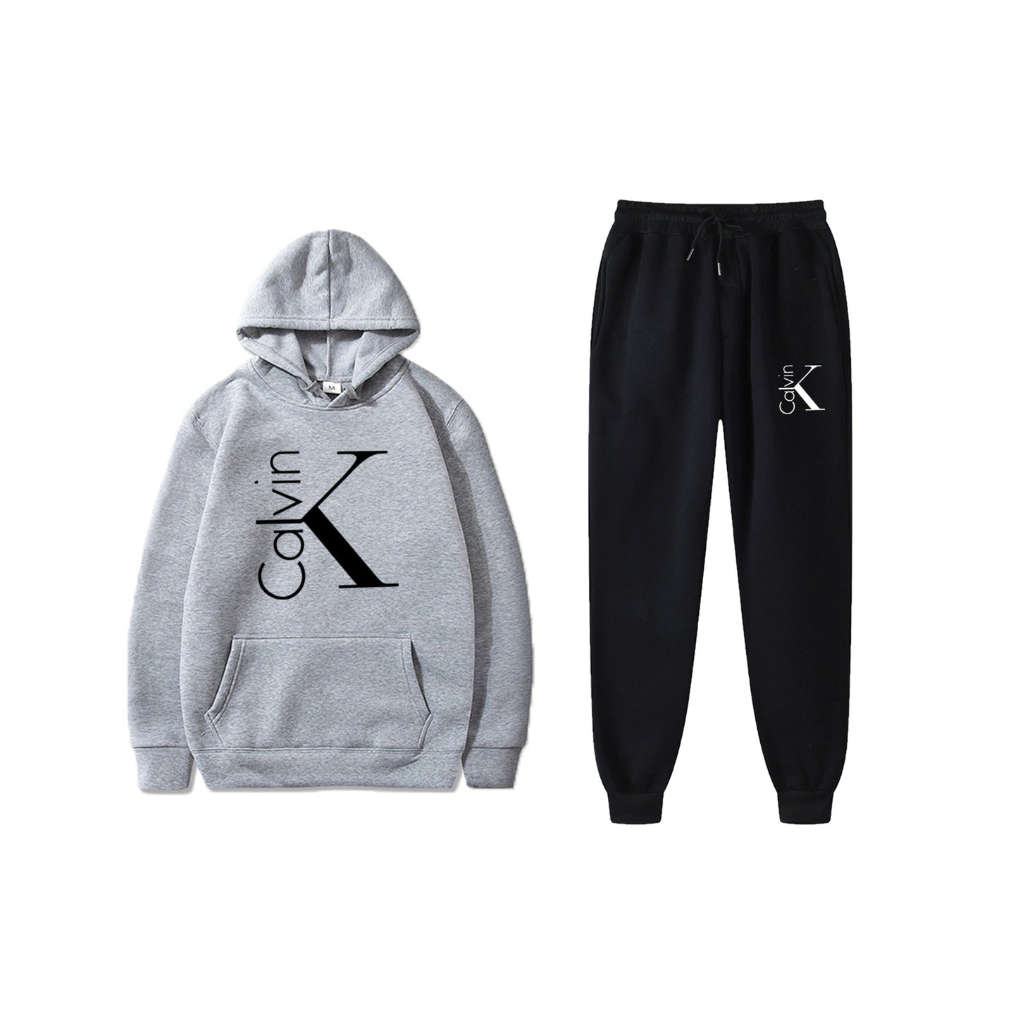 Hooded Sweatshirt Sports Two-piece Set Gradient Letter Suits