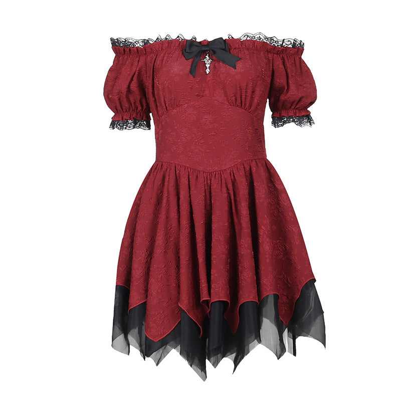 Women's Summer Dark Style Elegant Fashion Slim Dresses