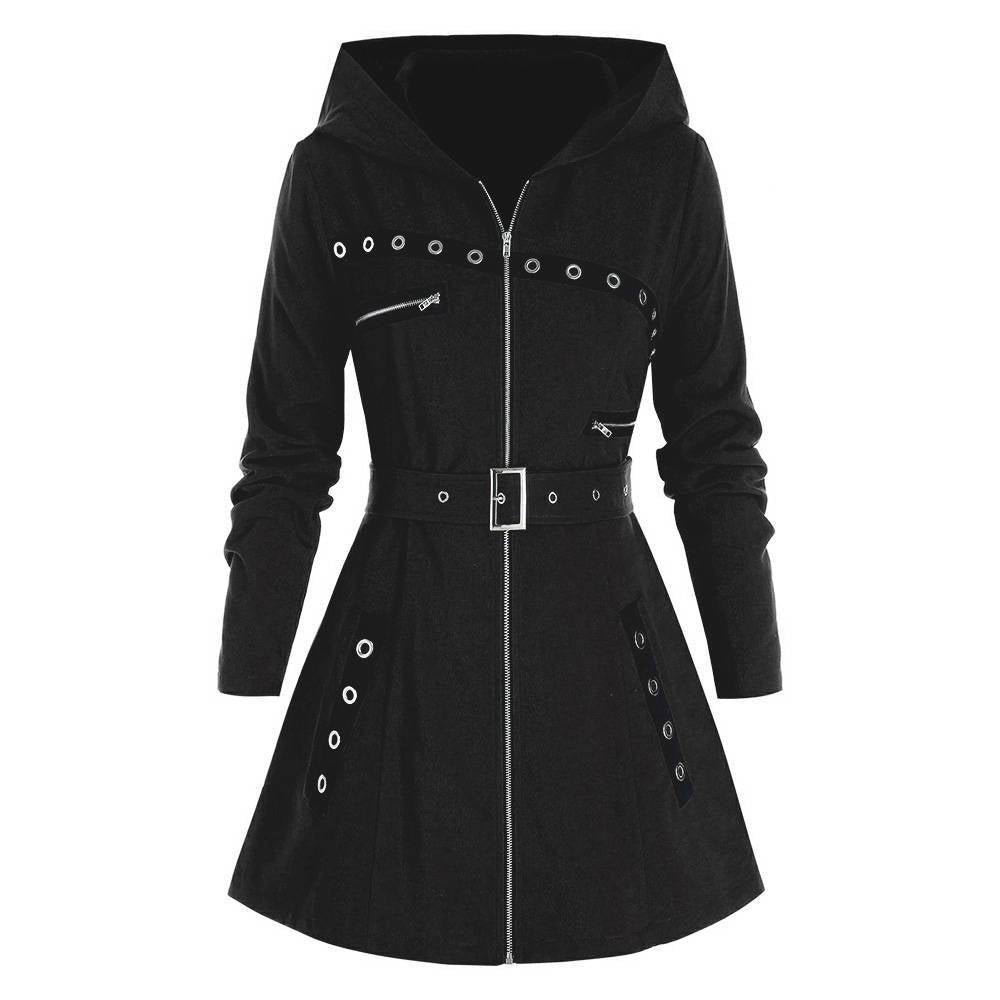 Women's Versatile Elegant Long Sleeve Hooded Coats