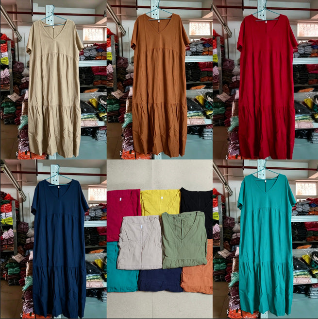 Glamorous Casual Irregular Long Large Hem Dress