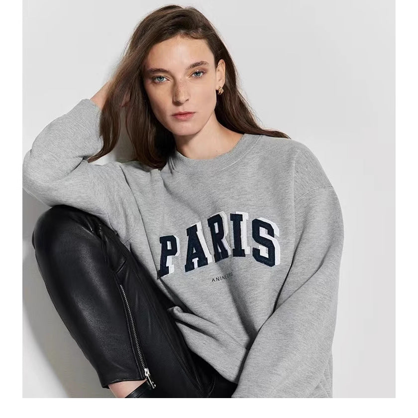 Women's Winter North American Niche Classic Letters Sweaters