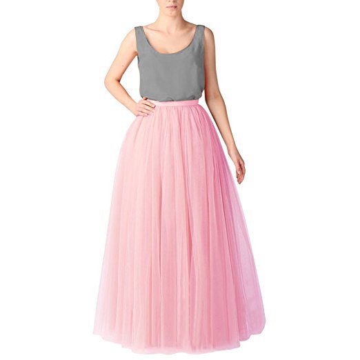 Elegant Voile Pettiskirt Adult Mid-length Mesh Wedding Dresses