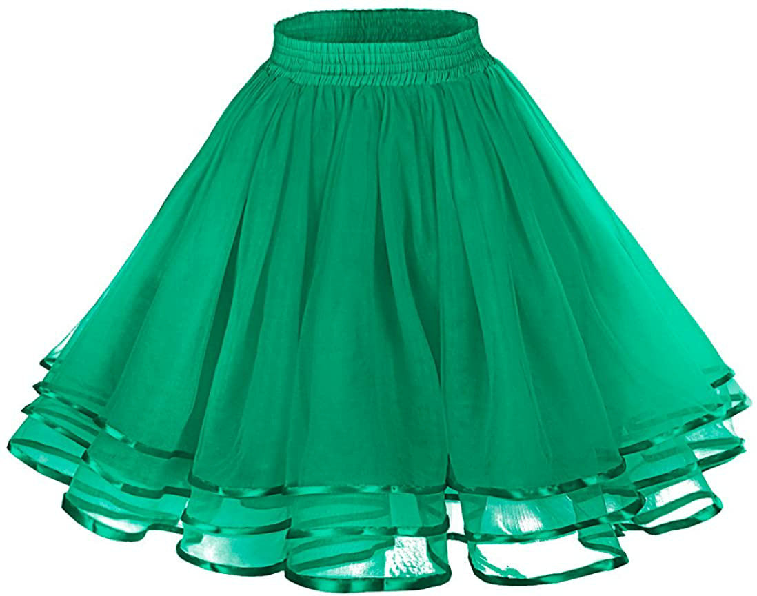 Crinoline Boneless Soft Veil Daily Ribbon Skirts