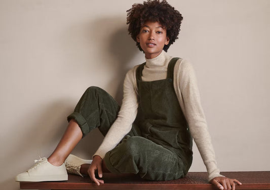 Solid Color Corduroy Casual Pocket Overalls Pants