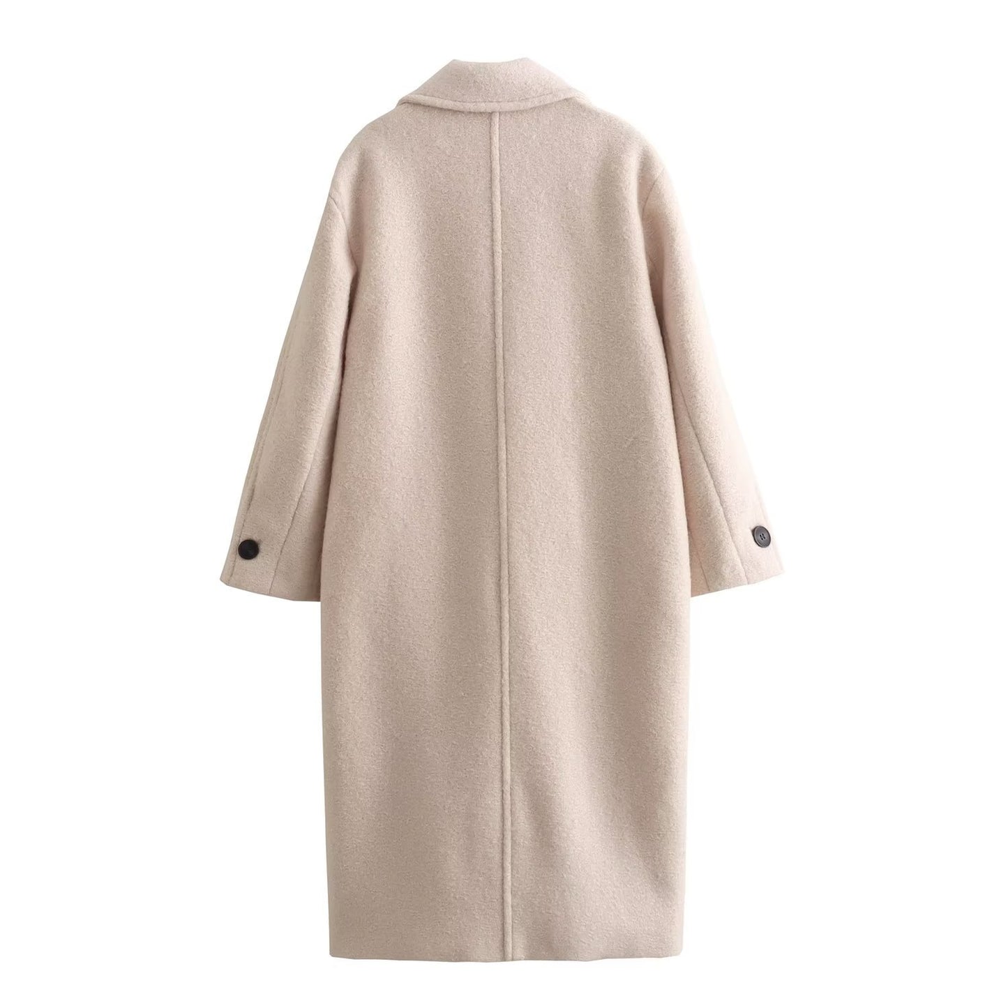 Pearl Leather Solid Color Loose Temperament Coats