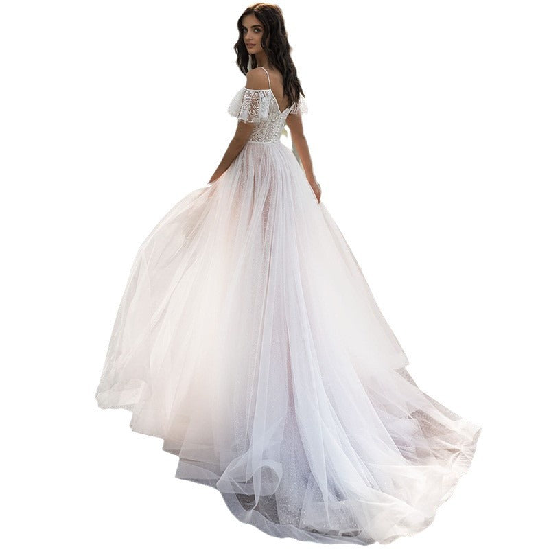 Spring Dress Slim Fit Slimming Floor-length Wedding Dresses
