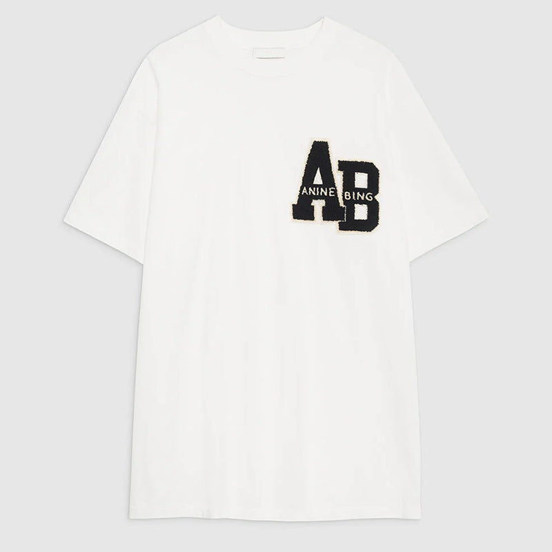 Women's North American Niche Special Embroidery Alphabet Blouses