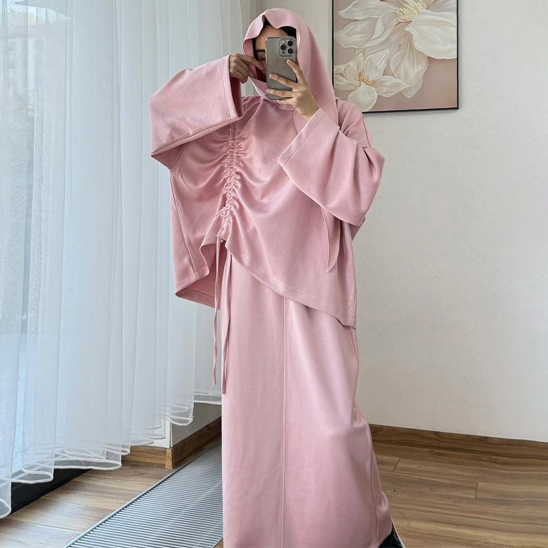 Women's Spring Solid Color Long Sleeve Peplum Suits