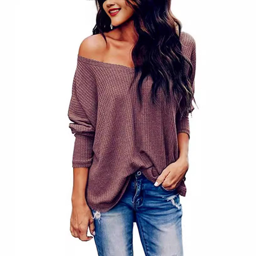 Women's Autumn Loose Long Sleeve Bottoming Shirt Plus Size