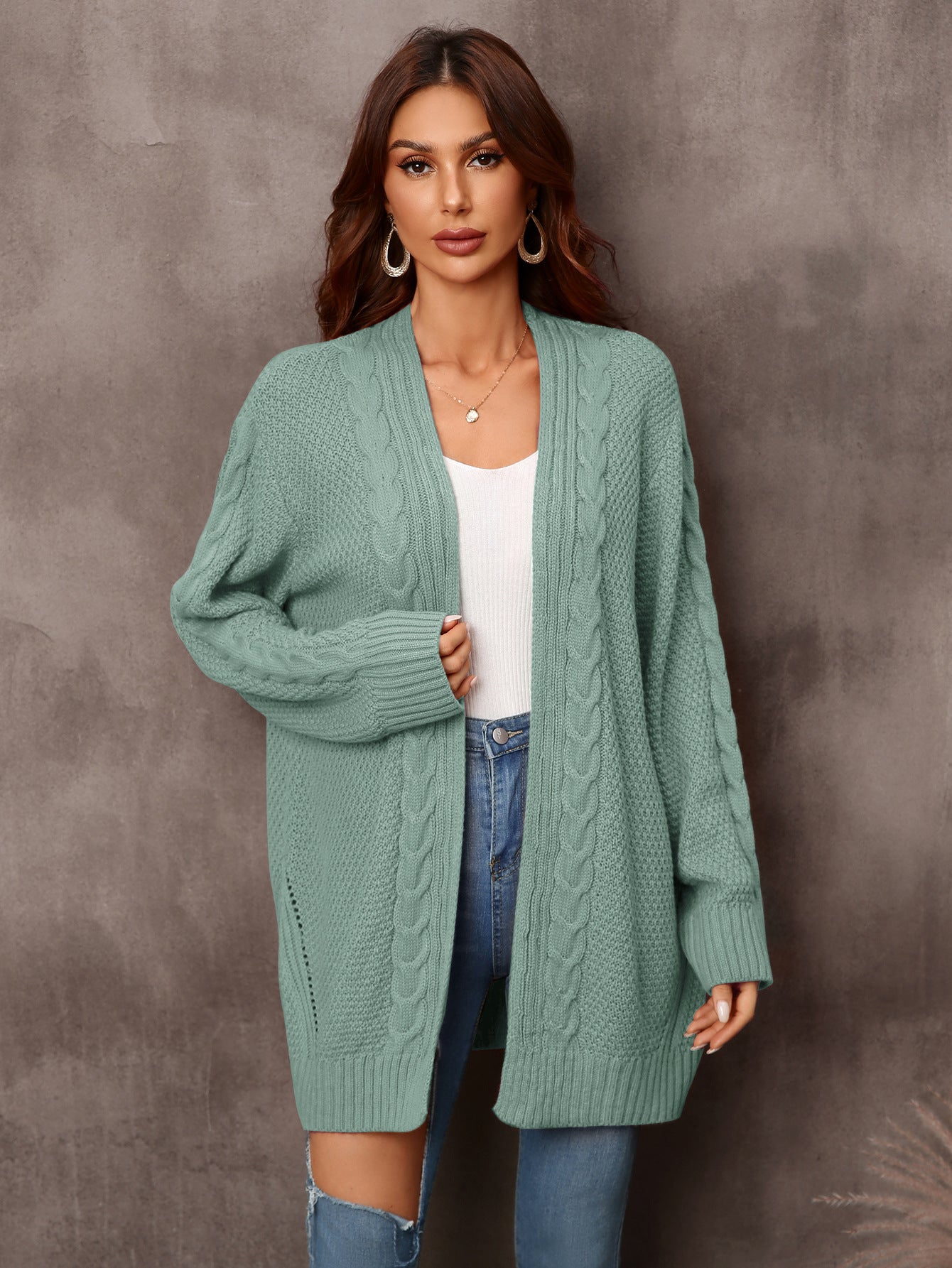 Women's Spring Large Irregular Hollow Knitted Sweater