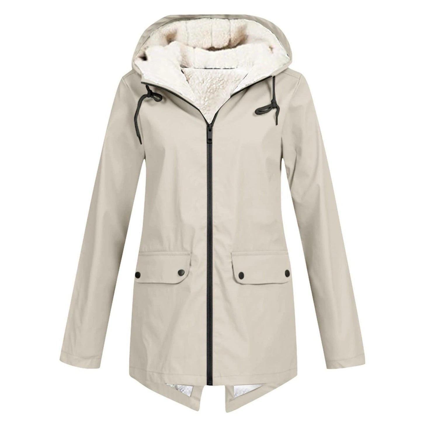 Casual Fleece Outdoor Mountaineering Hooded Waterproof Coats
