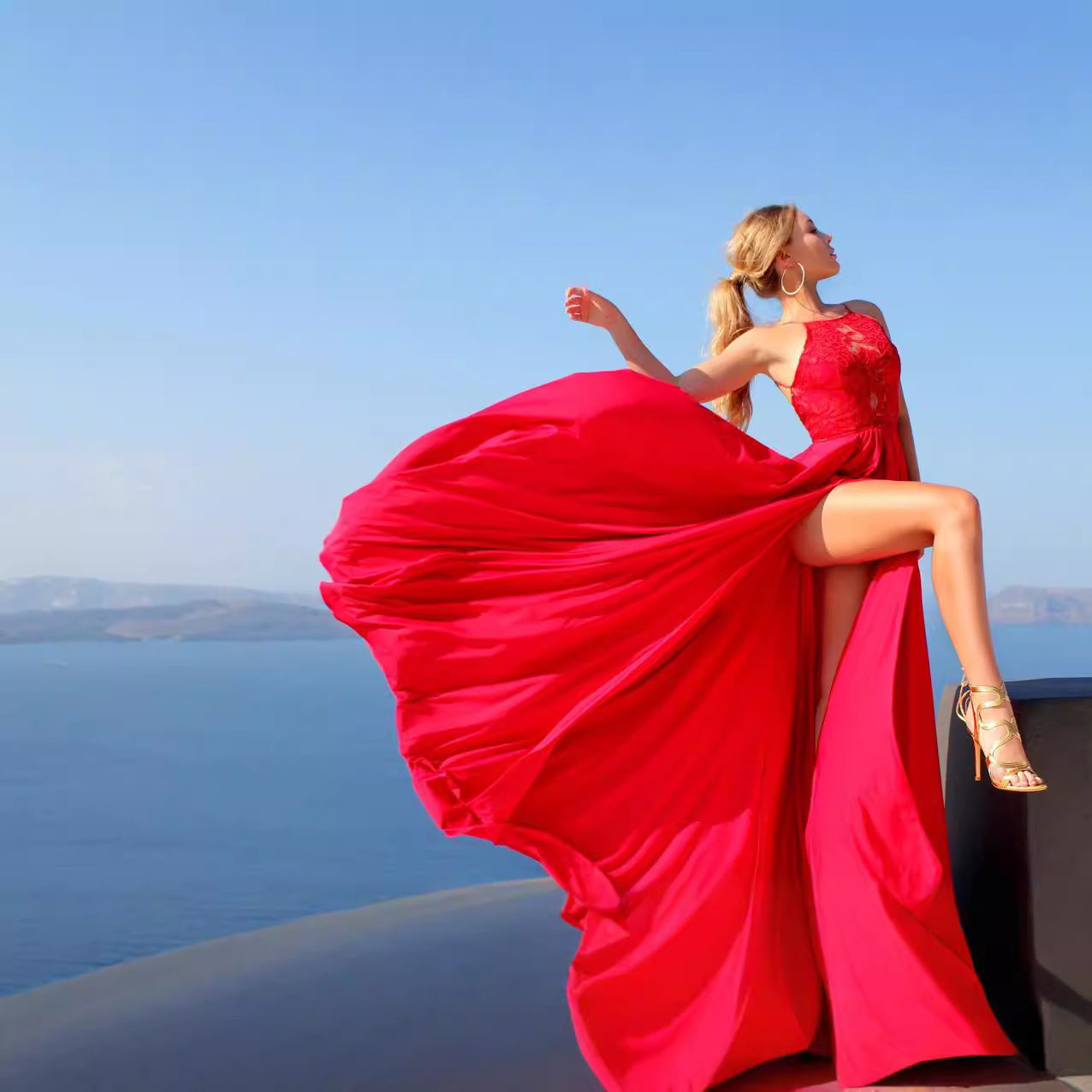 Innovative Cool Sleeveless Camisole Gown Long Dress