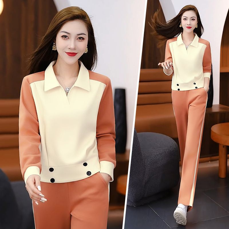 Lapel Sports Leisure Western Temperament Long Sleeves Trousers Fashion Casual Suit