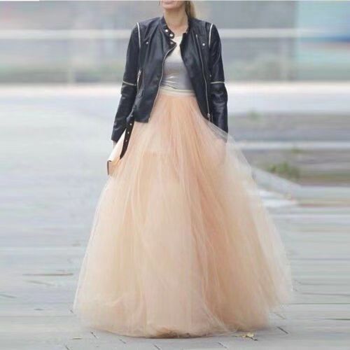 Elegant Voile Pettiskirt Adult Mid-length Mesh Wedding Dresses