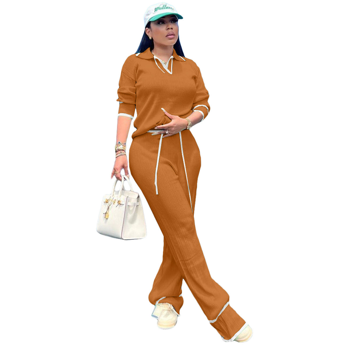 Women's Trendy Graceful Slouchy Casual Knitted Suits