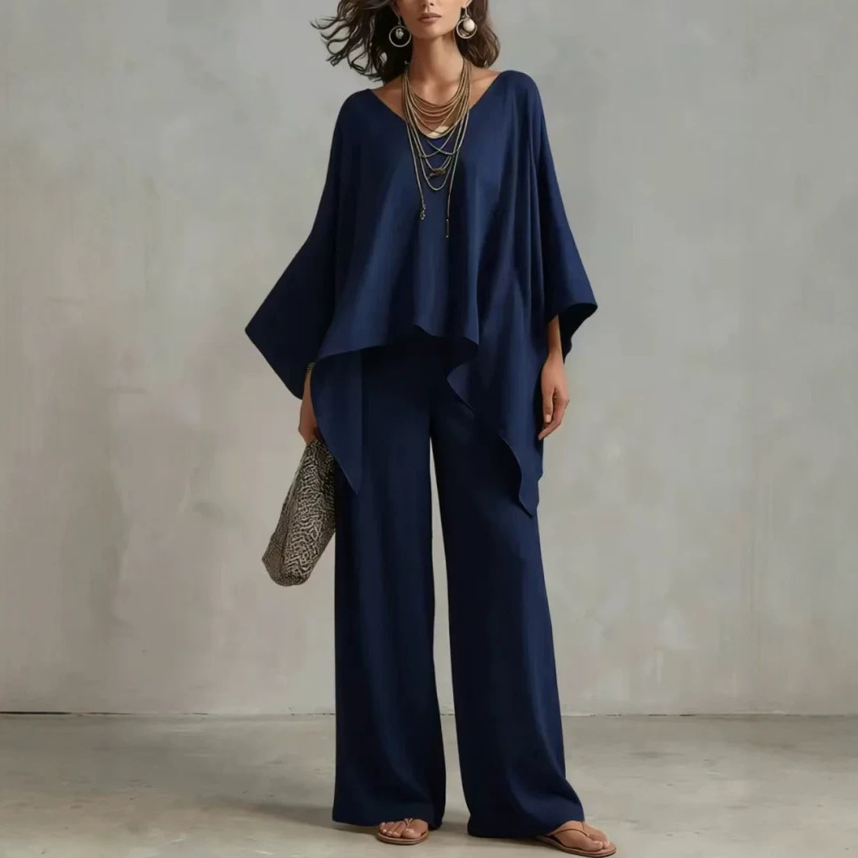 Women's Linen Elegant Simple Loose Ladies Solid Fashion Casual Suit