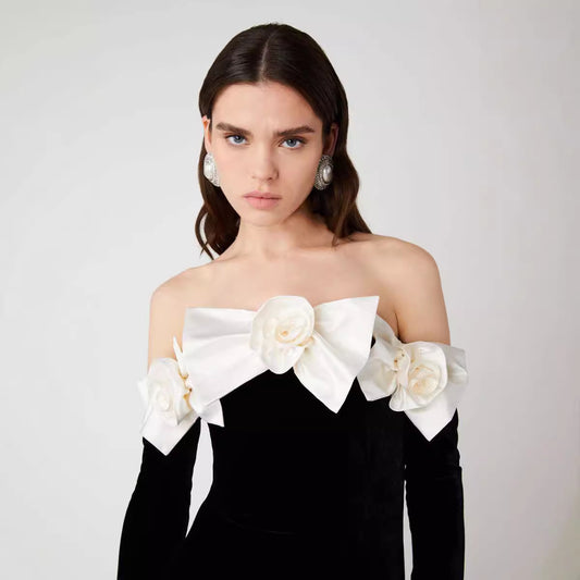 Long Sleeve Dress Hepburn Style Fishtail Dresses