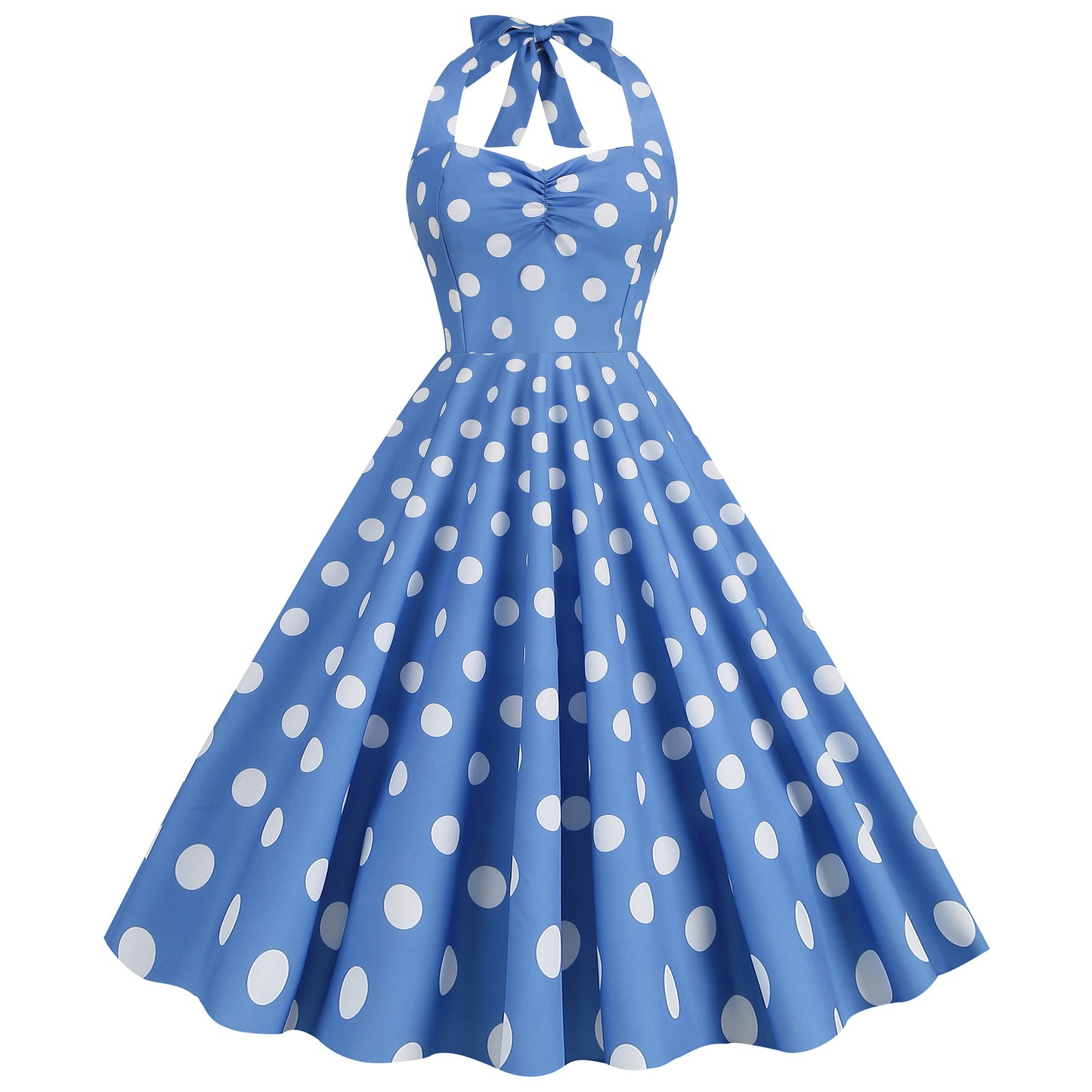 Retro Hepburn Style Slimming Large Hem Dresses