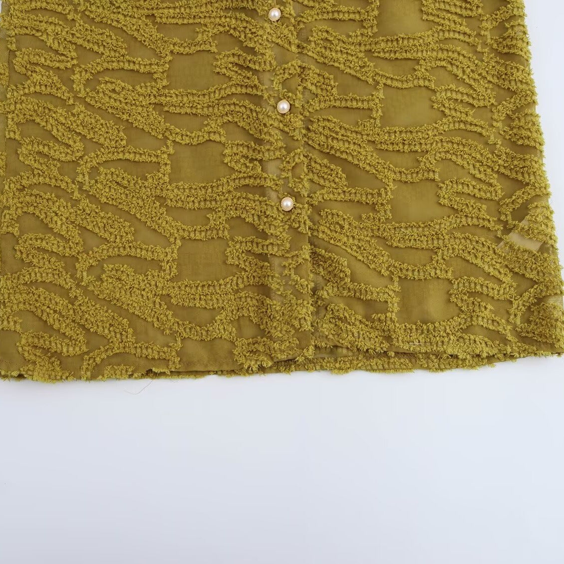 Women's Spring Long Sleeve Texture Lantern Shirt Blouses