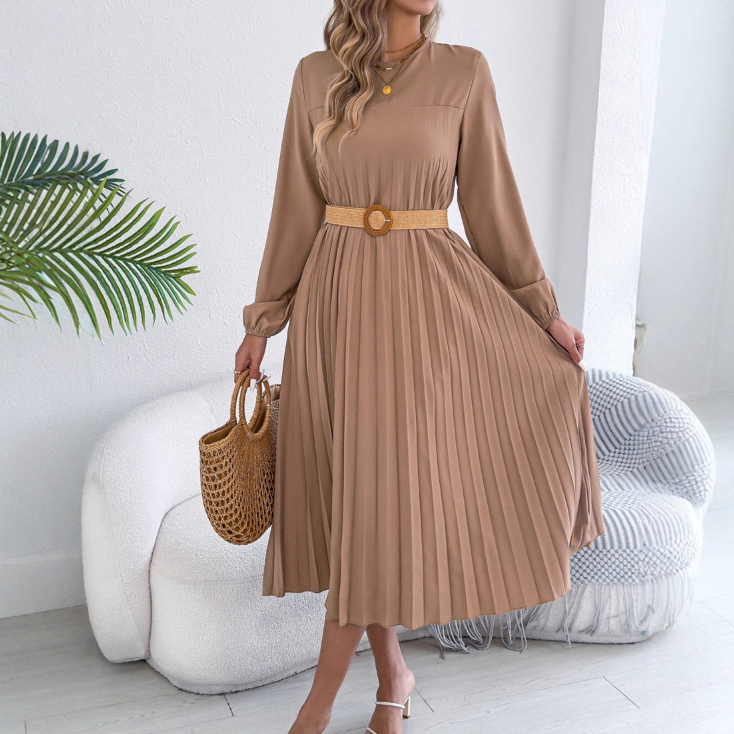 Women's Casual Solid Color Long Sleeve Pocket Clothing