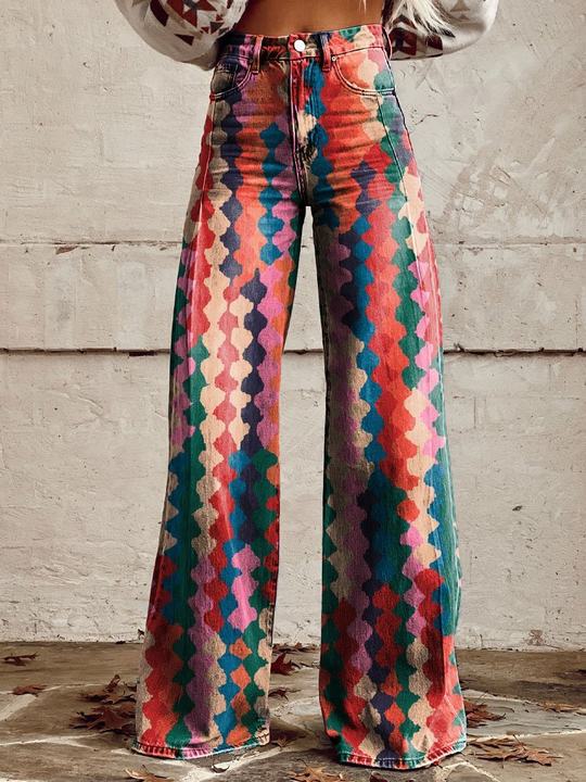 Women's Slouchy Classic Casual Thin Trousers Jeans