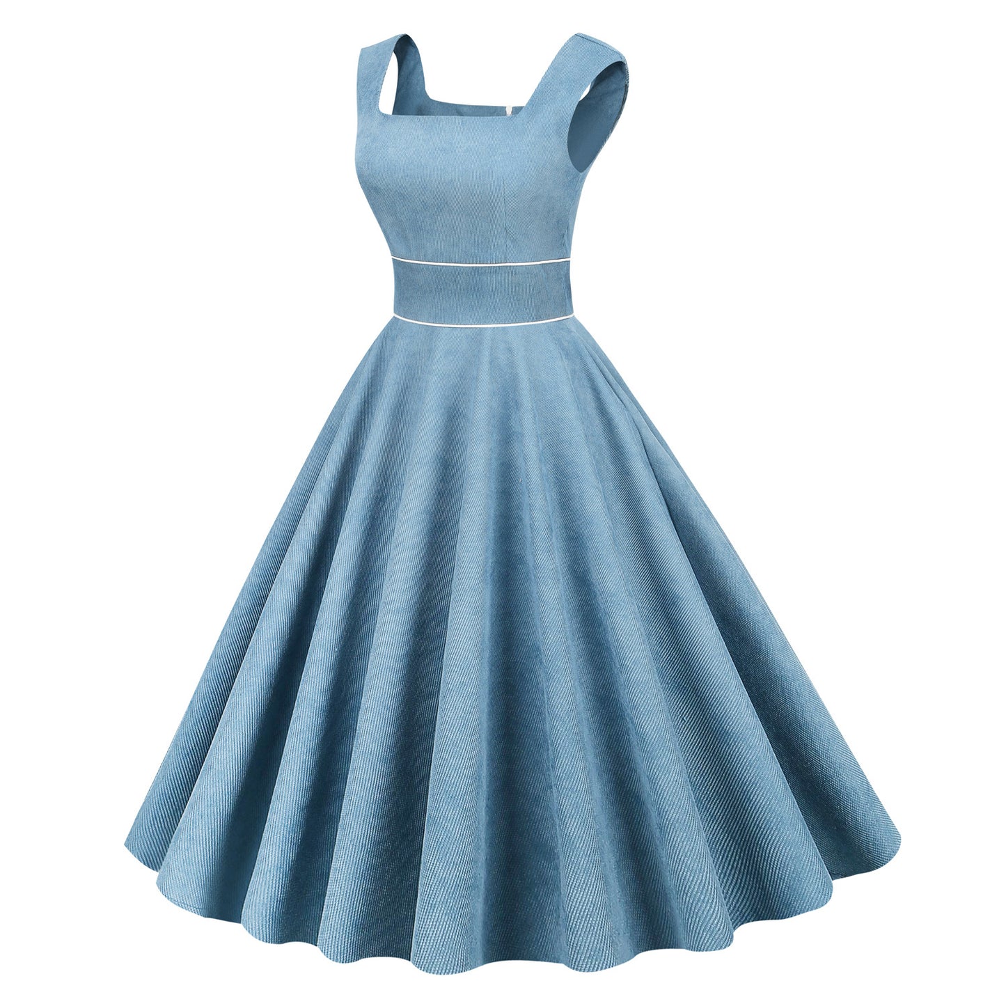 Women's Sleeveless Slim Fit High Waist Midi Large Dresses