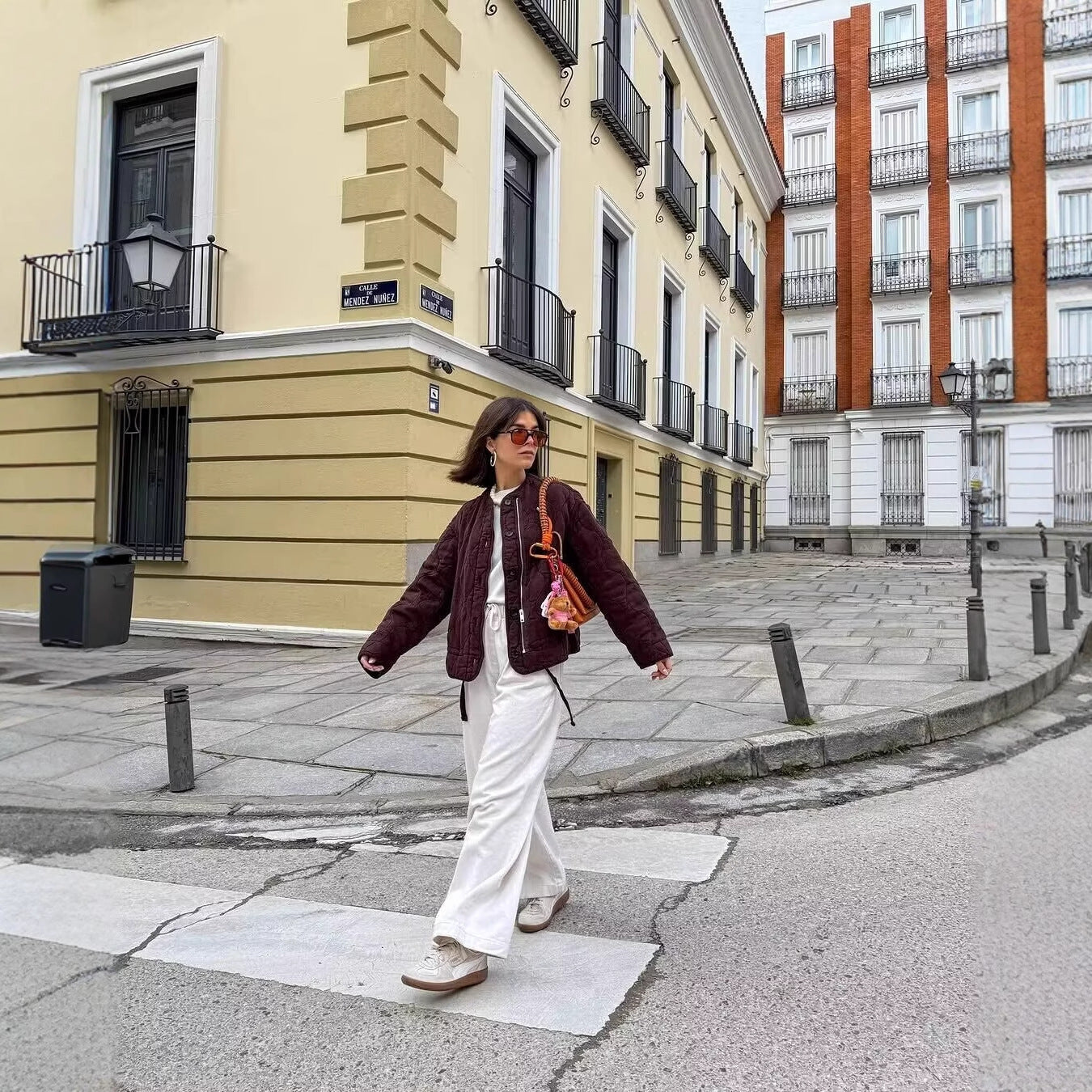 Durable Street Fashion Loose Thread Cotton Coats