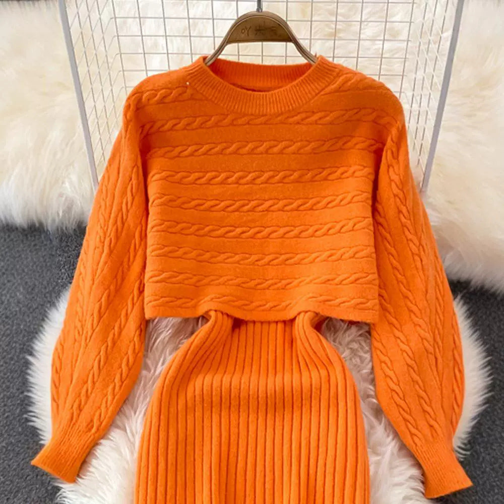Classic Party Casual Twist Wool Sling Dresses