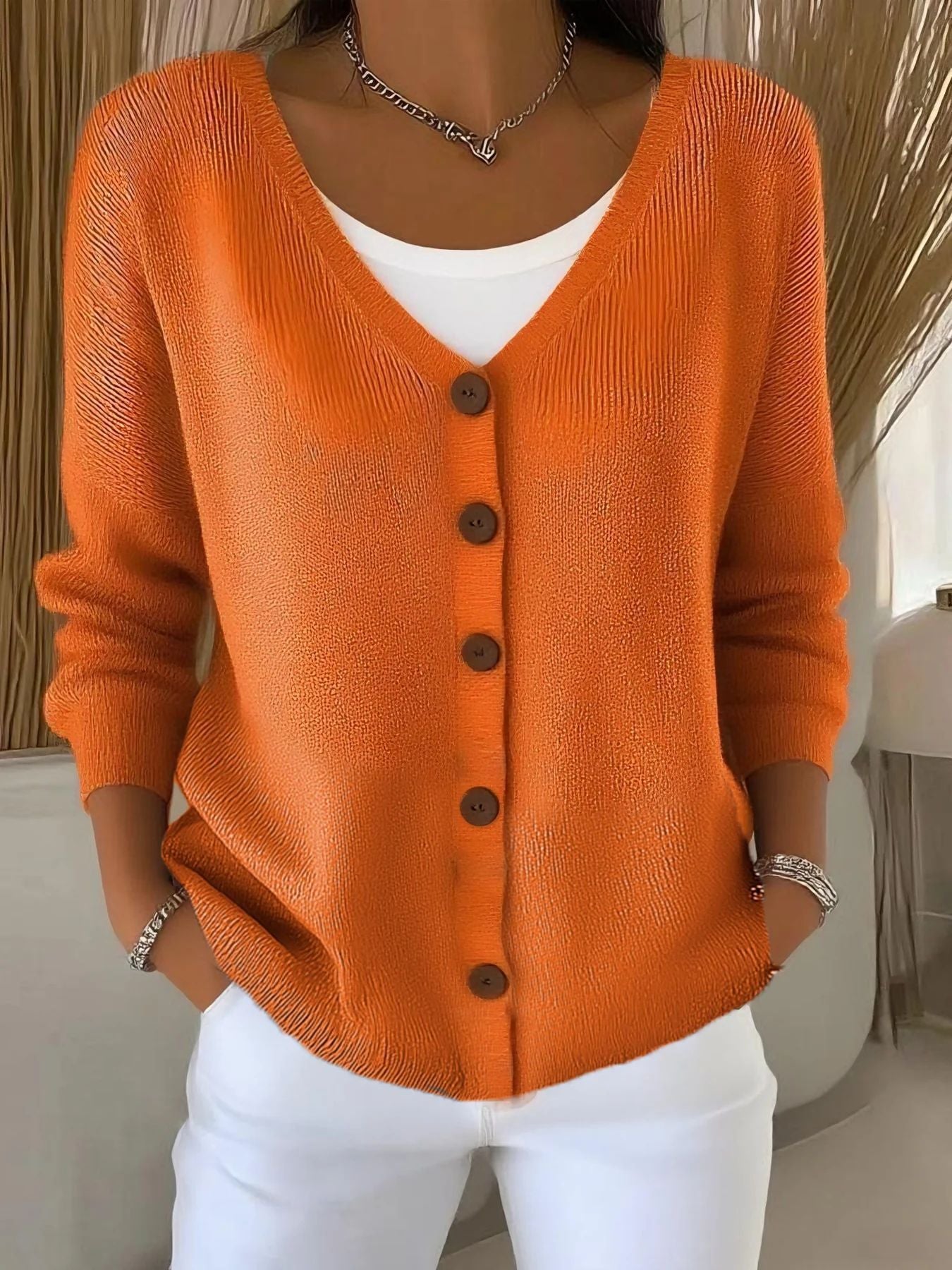 Durable Women's Knitted Casual Fashion For Cardigans