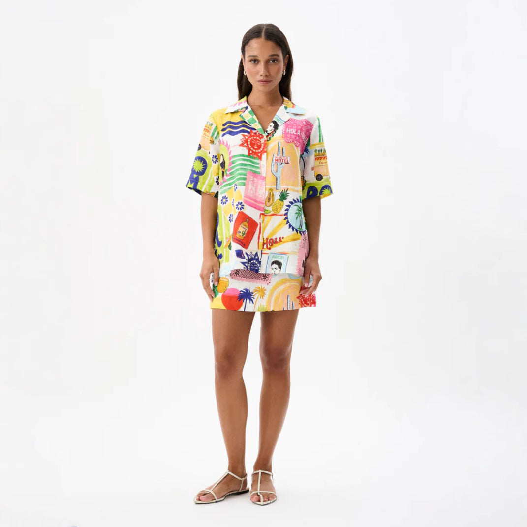 Elegant Innovative Glamorous Women's Linen Iti Fashion Casual Suit