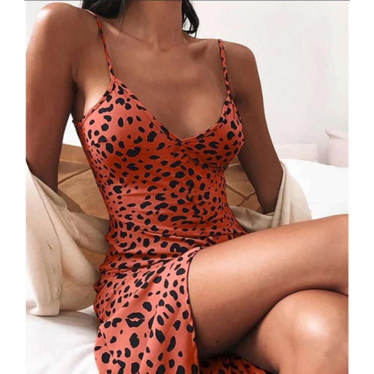 Women's Leopard Print Printed Sexy Suspender Clothing