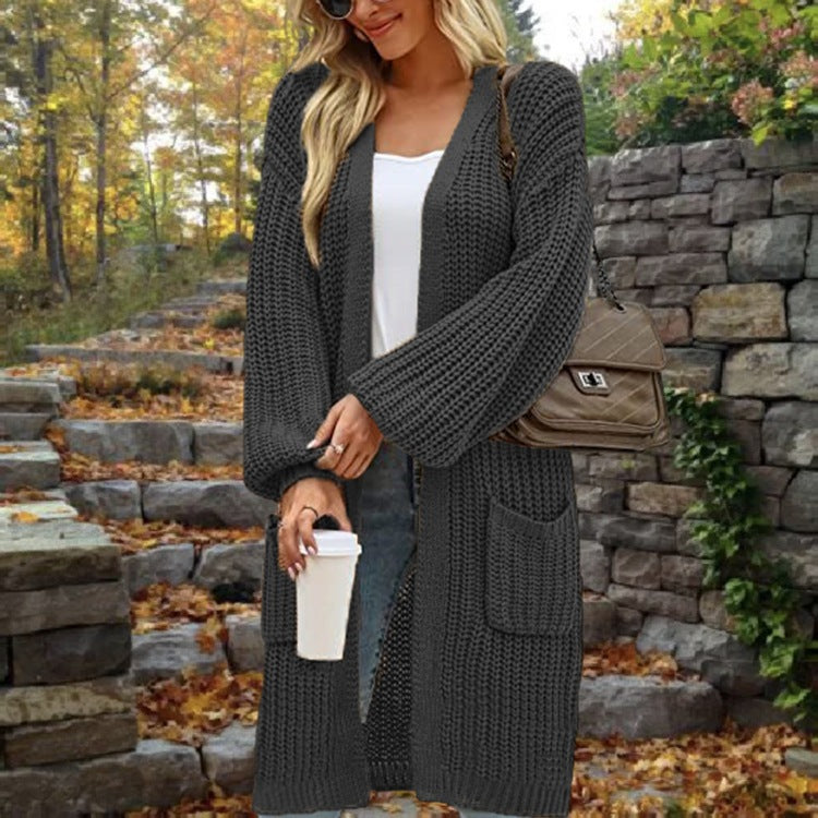 Beautiful Mid-length Loose Large Double Pocket Coats