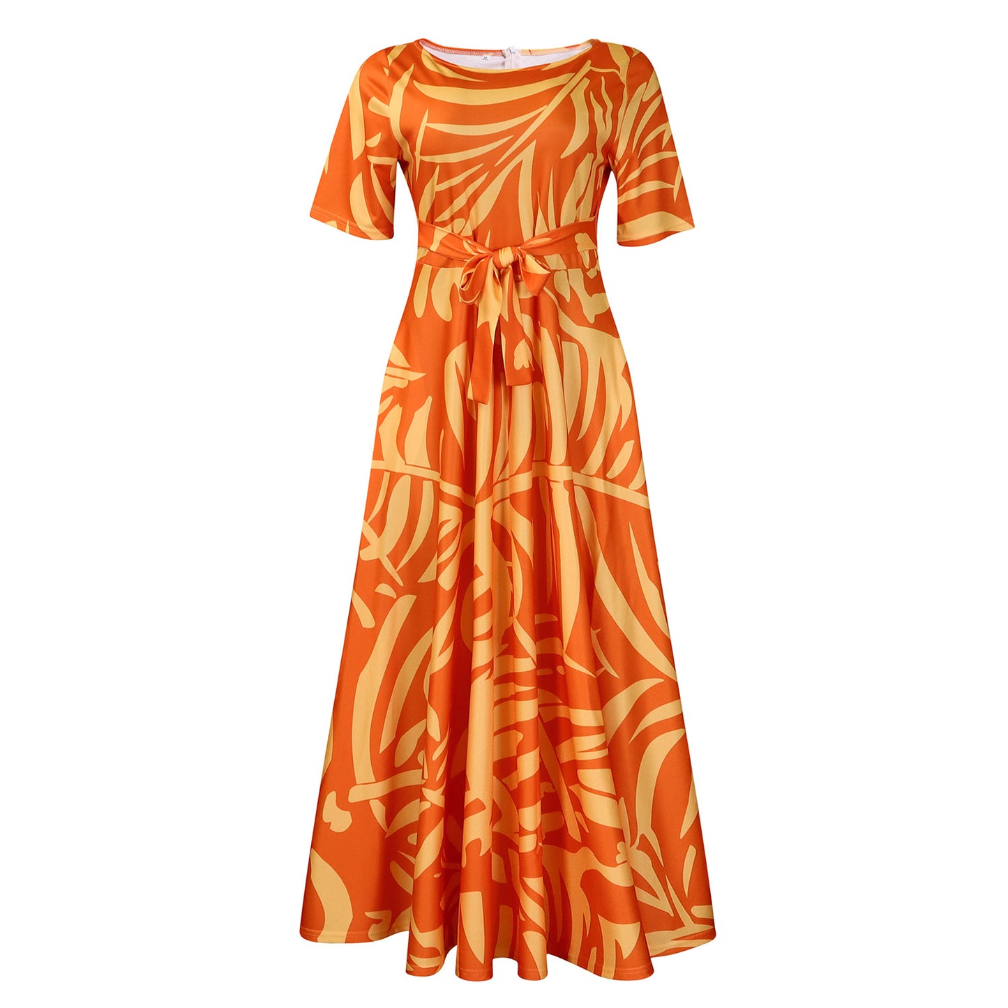 Women's Fashion Elegant Tied African Sleeve Large Dresses