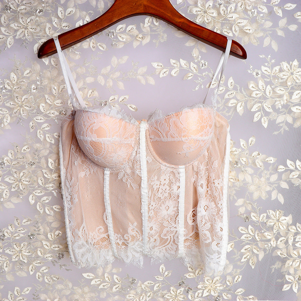 National Fish Bone Small Sling Sexy Tops