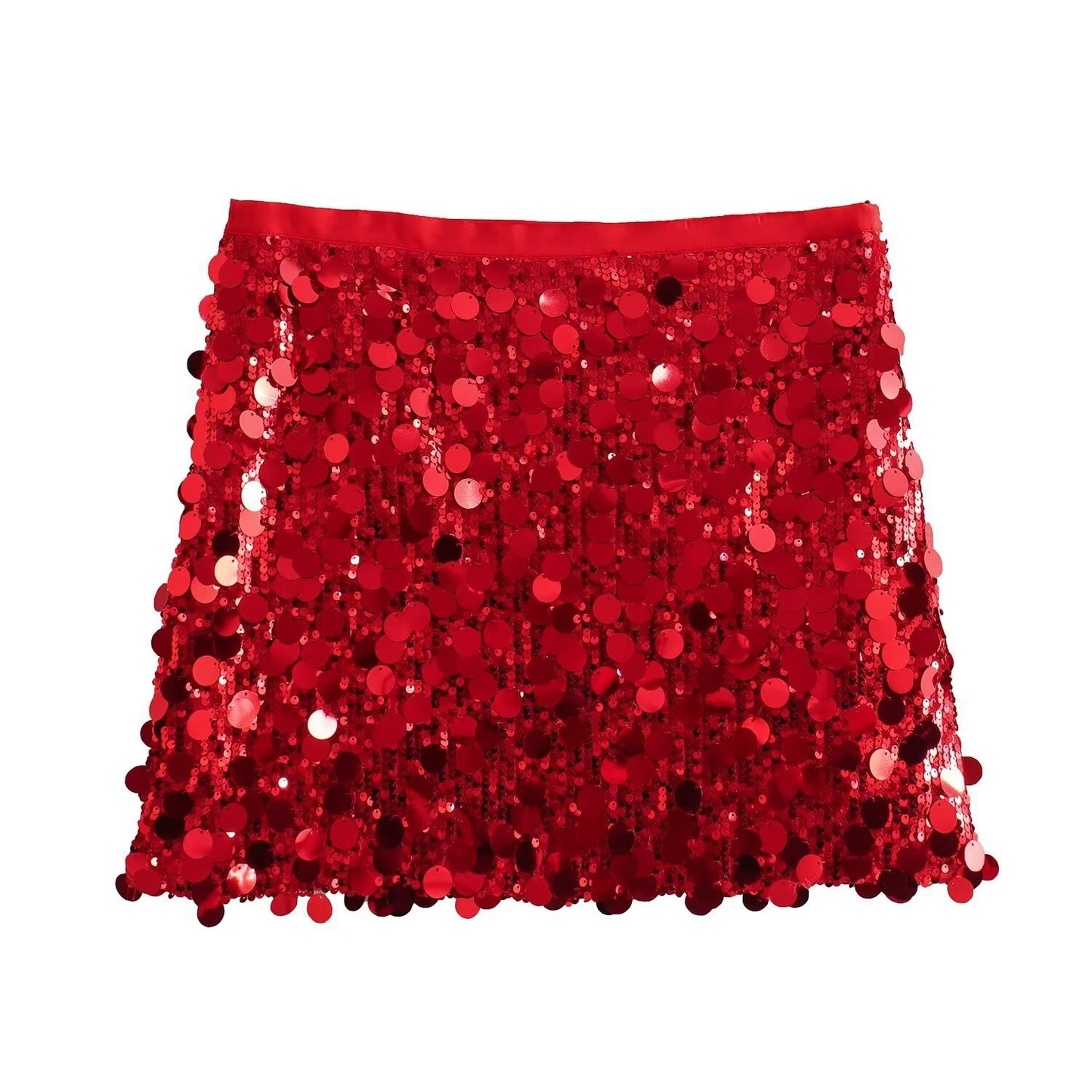 Women's Elegant Slightly Mature Fashion Festival Sequined Skirts