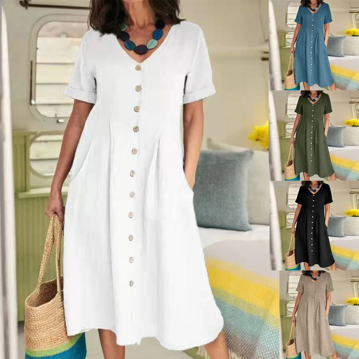 Women's Loose Casual High Sense Temperament Summer Dress