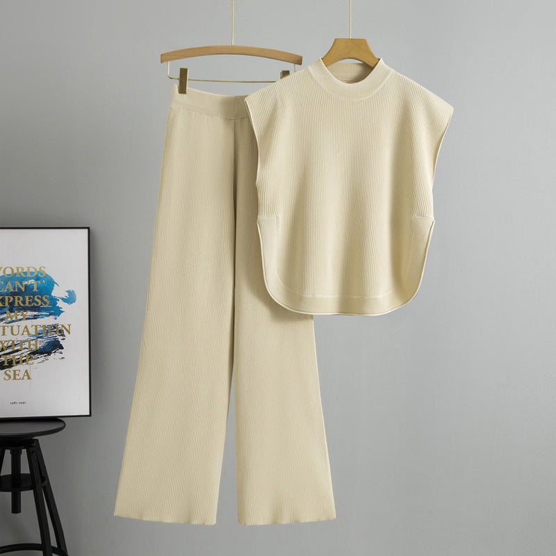 Women's Set Summer Elegance Sleeveless Trousers Two-piece Fashion Casual Suit