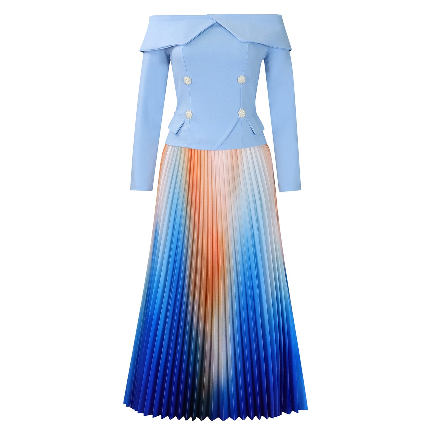 Cool Fashionable Elegant Long Dress African Suits