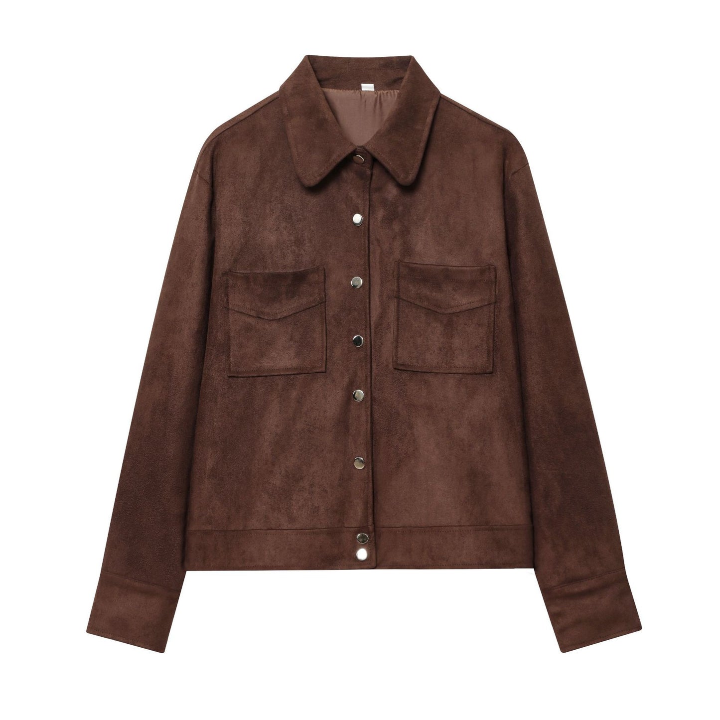 Women's Elegant Fashion Casual Suede Textured Coats