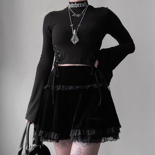 Women's Summer Fashion Sexy Slim Embroidered Lace Skirts
