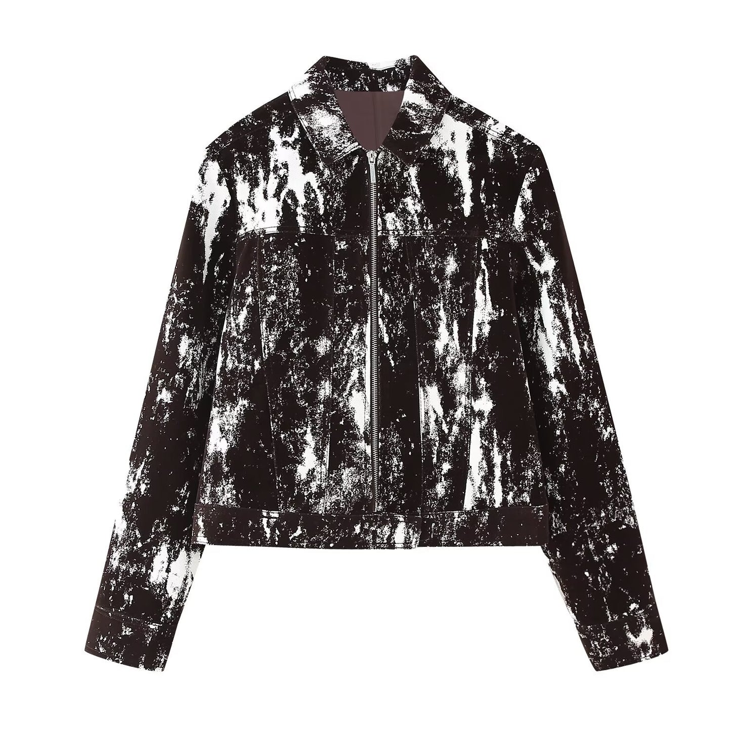 Women's Animal Print Flocking With Belt Suits