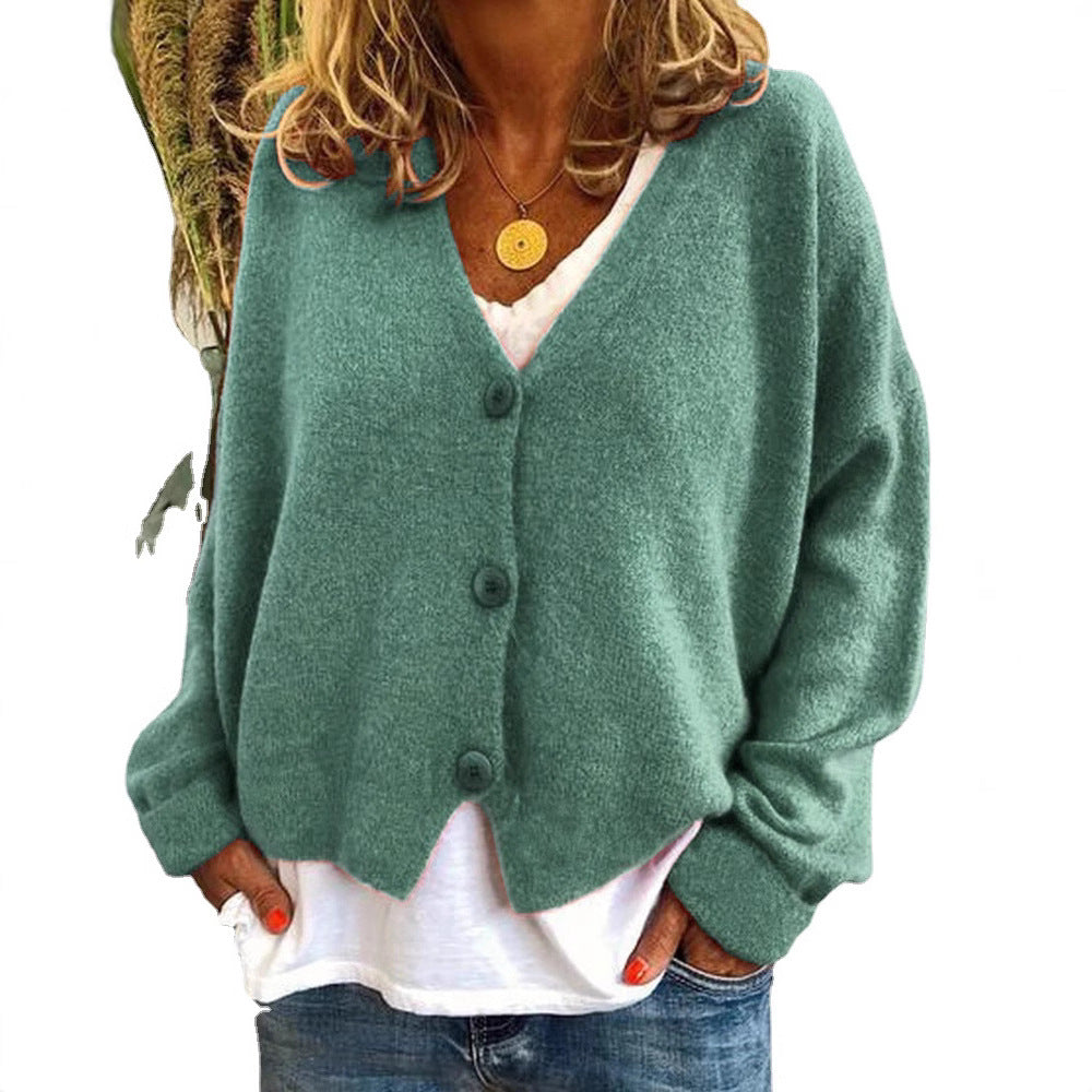 Women's Solid Color Long Sleeve For Sweaters