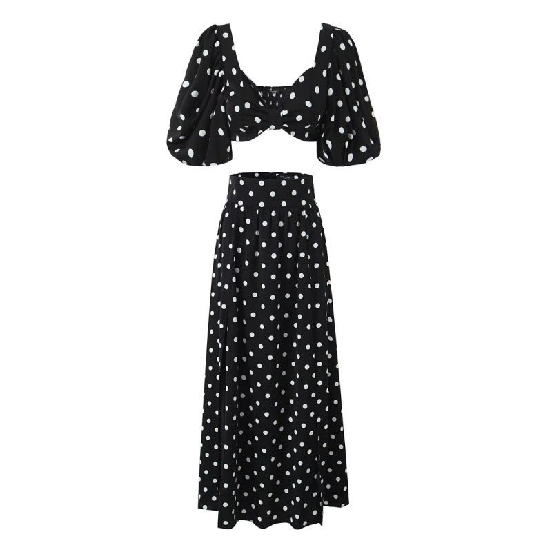 Women's Seaside Vacation Style Sexy Slit Mid-length Suits
