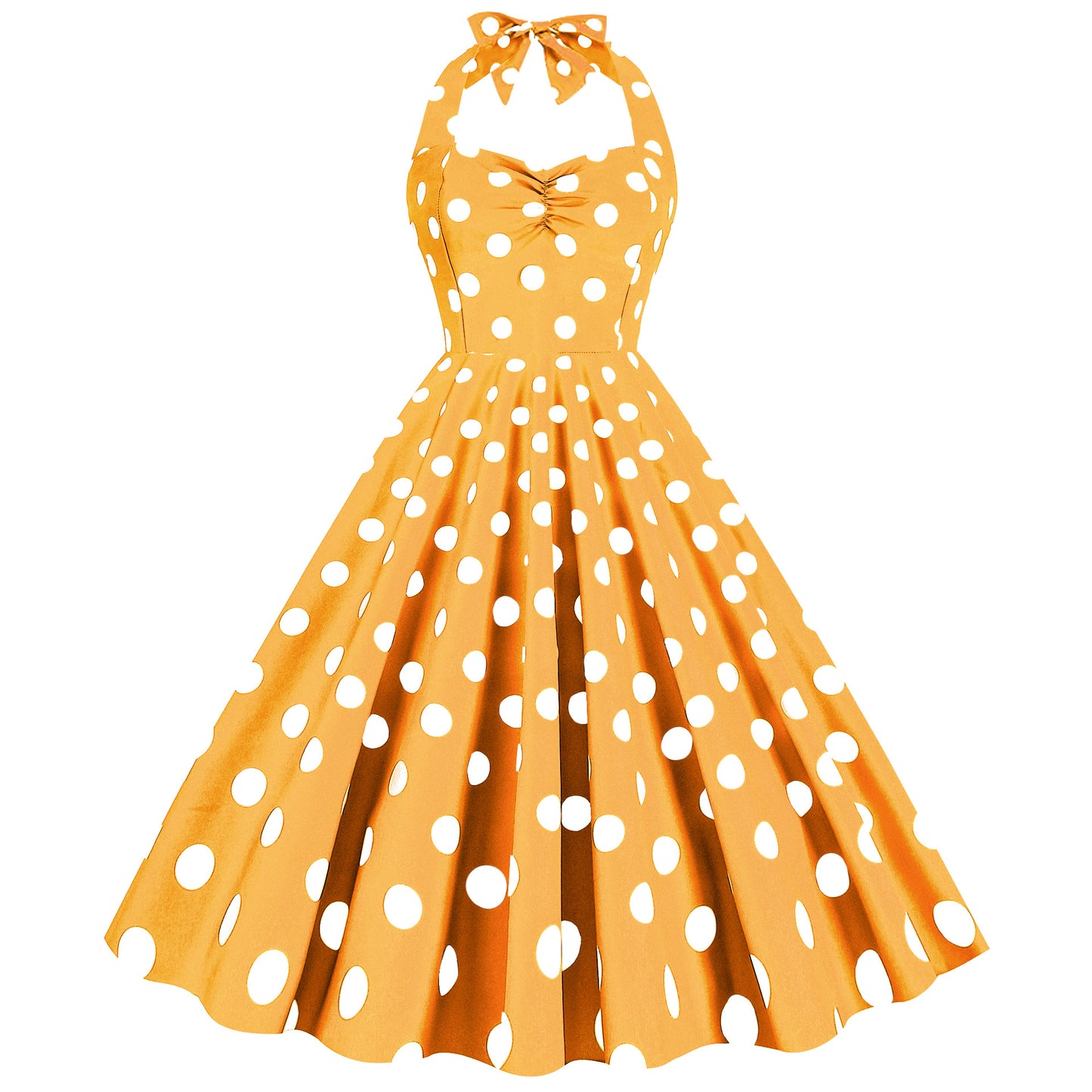 Retro Hepburn Style Slimming Large Hem Dresses