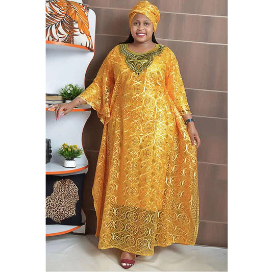Women's Loose Batwing Sleeve Dress Robe Three-piece Dresses